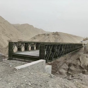 Puente Bailey de doble armadura de acero de alta calidad, estructura peatonal prefabricada de construcción rápida - Product Image 6