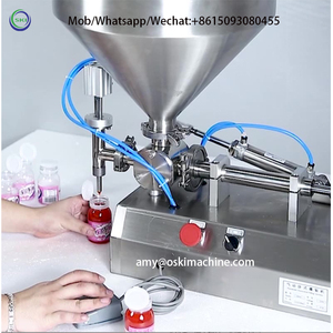 Yarı otomatik krem macun dolum makinesi bal suyu yağı parfüm dolum makinesi fiyat