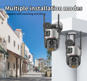 WERYSAFE 6MP WIFI 36X Zoom kablosuz güvenlik kamerası açık PTZ çift objektifli gece görüş Ptz güvenlik IP kamera - Product Image 6