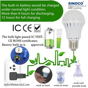 Led Emergency Bulb <strong>Light</strong> <strong>B22</strong> E27 E26, Led Intelligent Bulb <strong>Light</strong> Emergency Use, Led Magic Bulb - Product Image 6