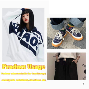 Cuerdas de Sudadera con capucha de alta calidad Cordón de moda personalizado Sudadera con capucha Cuerda personalizada - Product Image 6