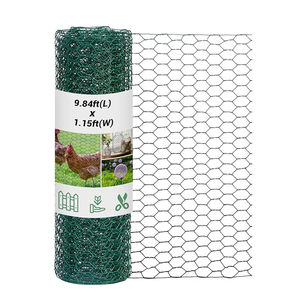 Suministro de fábrica, alambre de pollo hexagonal recubierto de PVC de doble giro, Red de alambre hexagonal galvanizada, malla de alambre hexagonal galvanizada - Product Image 3