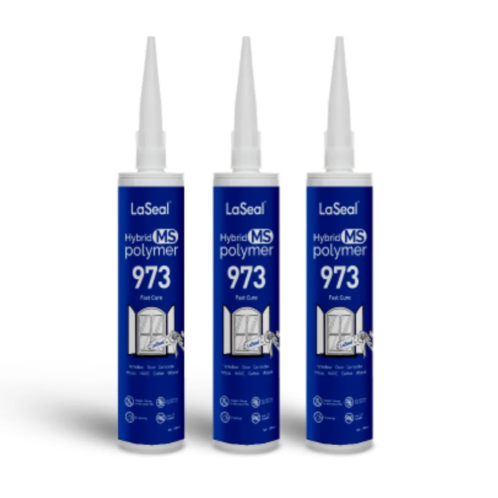 Fabricant LaSeal 20Yrs Hybrid faible COV Résistance UV Silane modifié Polyéther Liaison flexible Peintable MS Polymer Sealant