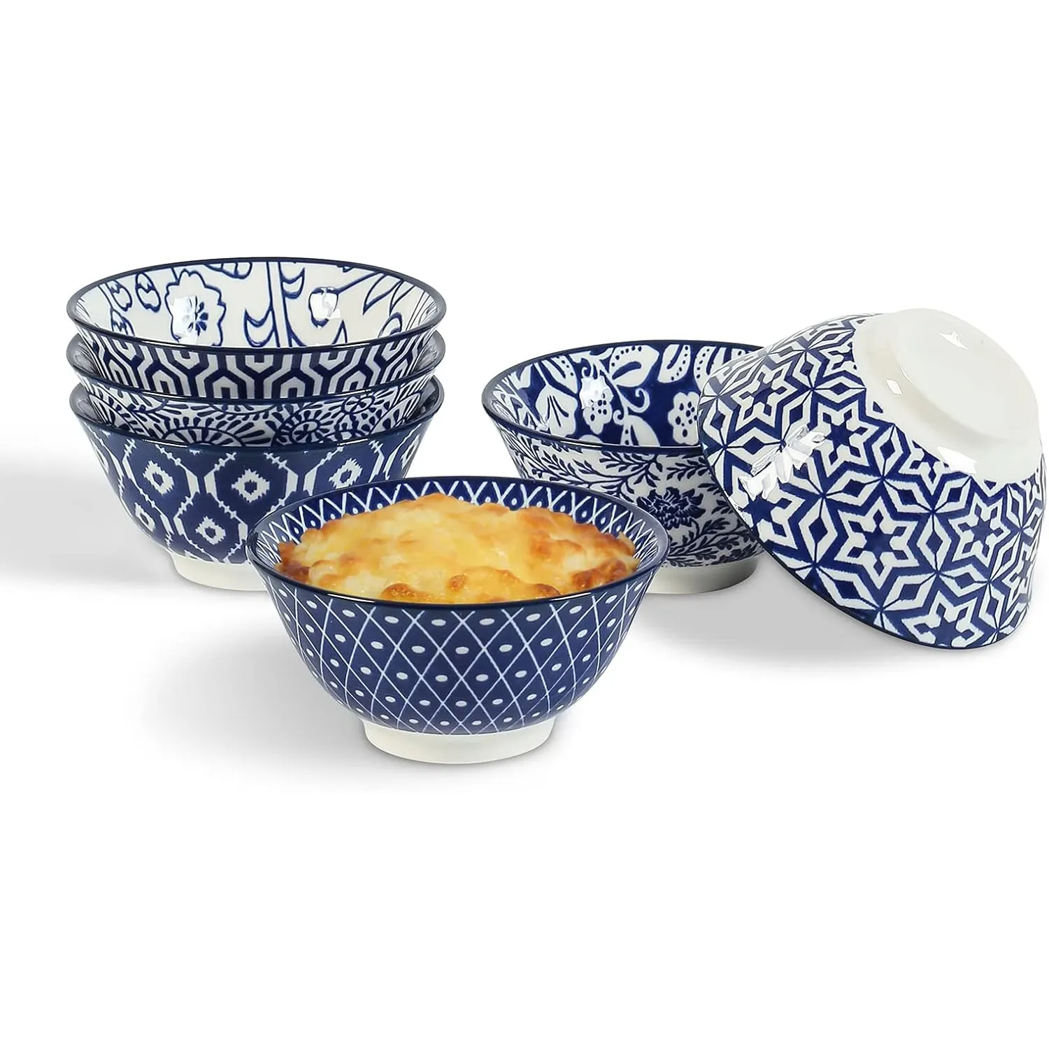 Nuevos productos de cocina de moda 2024 cuenco de ventanas japonesas juego de regalo de fideos de cerámica sopa de pescado 16oz bol pequeño ensalada japonesa vintage