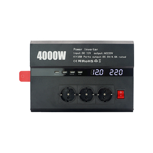 Inversor automático de alta potencia de 3000W AC/DC 12V-72V entrada 110V/220V salida onda sinusoidal modificada para vehículo RV