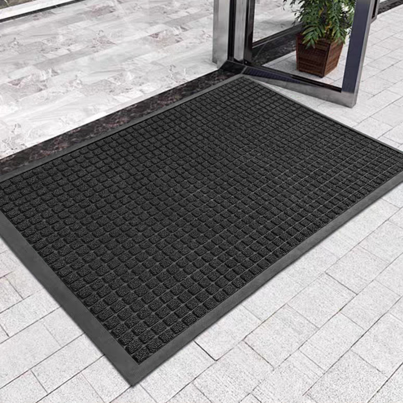 Small checkered pattern - black