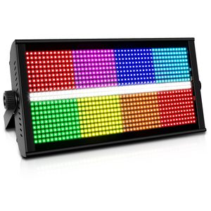960pcs <strong>RGB</strong>+<strong>W</strong> <strong>LED</strong> DJ Wash Strobe Light Panel Sound Active DJ Lighting for Stage Party Light - Product Image 1