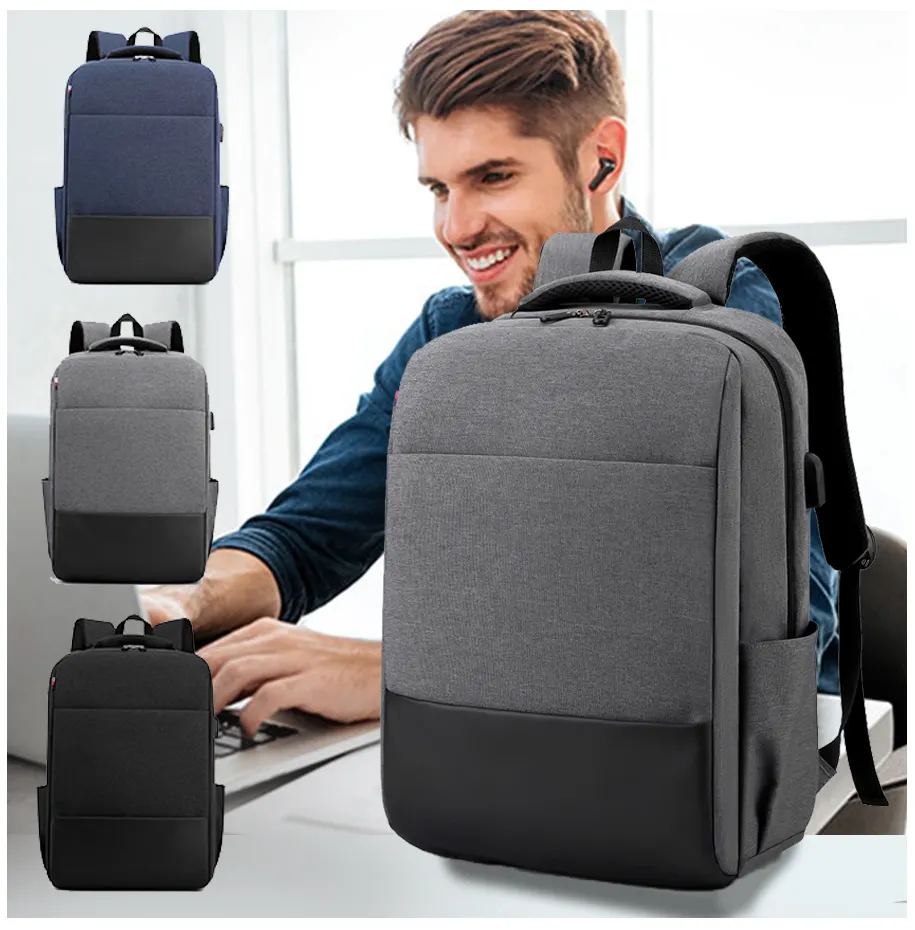 Zaino da lavoro con Logo personalizzato College Schoolbag Mochila zaino per Laptop da uomo impermeabile zaino da viaggio giornaliero per viaggi all'aperto