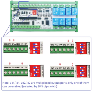 2AO-8AI-8DI-8DO ESP32 Wifi Relay Board 4-20MA <strong>0</strong>-10V <strong>Digital</strong> Analog <strong>Input</strong> <strong>Output</strong> Module for Smart Switch IOT