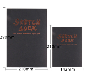 Bomeijia 100 GSM cuốn sách phác thảo bán Hot A4/A5 Kích thước giấy vẽ phác thảo pad với 120 <span class=keywords><strong>Sheets</strong></span> Nguồn cung cấp nghệ thuật - Product Image 3