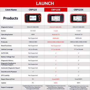 <strong>LAUNCH</strong> Original X431 CRP123E V2.0 OBD2 Diagnostic Tools Auto OBD Engine OBD2 Machine Vehicle Coder Reader <strong>Scanner</strong> - Product Image 6