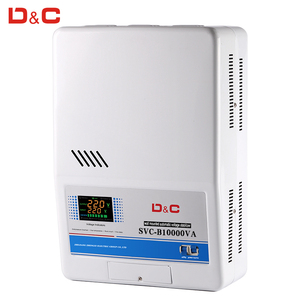 D & C 10KVA 12KVA Montado en la pared Monofásico Servomotor Tipo 90-260V Entrada 220V Salida Estabilizador de voltaje - Product Image 2
