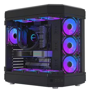 Gaming Pcsデスクトップコンピューターカスタマイズケース & タワーRGBFANSコンピューターゲームワークステーションケース - Product Image 2