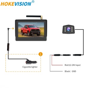Wireless <span class=keywords><strong>Auto</strong></span> <span class=keywords><strong>Auto</strong></span> Nachtsicht zurück Kamera Dash 170 Grad Kamera <span class=keywords><strong>Sensor</strong></span> Kit vorne und hinten mit Wi-Fi mit Bildschirm Monitor