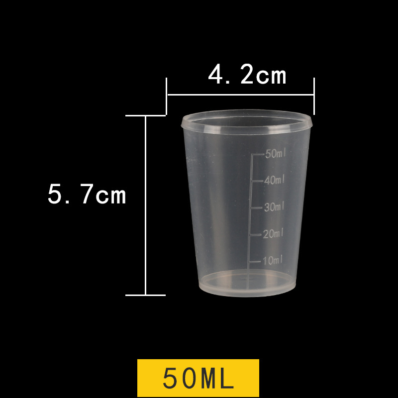 50 small measuring cups (50ml each)