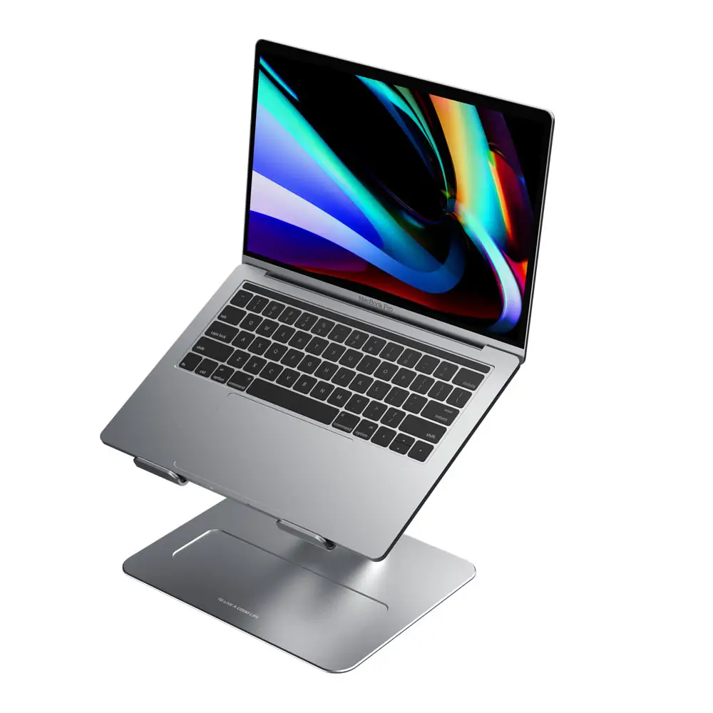 Suporte de alumínio para laptop e macbook, venda quente