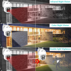 2023 yeni ICsee xm 8MP 4K 8x hibrid Zoom 2.8 12mm çift Lens PTZ IP kamera kablosuz kamera Wifi Cctv 8mp çift Lens ağ kamerası - Product Image 6