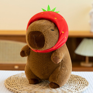 8-inch dễ thương capybara siêu mềm đồ chơi sang trọng thêu Pull-out snot búp bê xấu xí capybara guinea pig búp bê cho Claw máy - Product Image 6