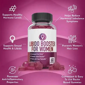 Factory Supply OEM Libido Support for Women With Horny Goat Weed Extract With Maca Epimedium Icariin Herbal Supplement Gummies
