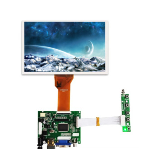 Venta al por mayor 7,0 "TFT LCD módulo Panel de visualización 800x480 y placa de controlador Ttl Lcd de 2 x
