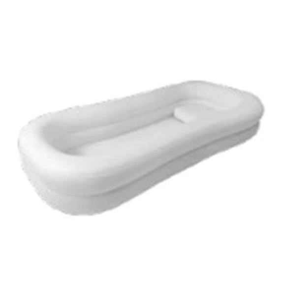 Long type nursing bathtub white