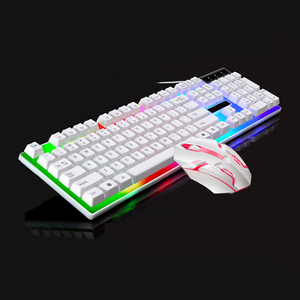 新款G21B有线USB机械感应游戏键盘发光鼠标套装PC电脑跨界产品 - Product Image 3