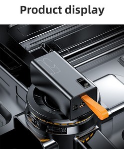 Pantalla LED portátil PowerBank de 50000mAh 4 salidas USB tipo C 22,5 W PD USB C 20W 10W GAN Tech función de carga rápida entrada de CC - Product Image 5