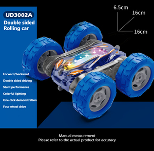 LTA-2024 çocuk Rc oyuncaklar 6 tekerlekler çift yan Rc dublör sprey araba radyo kontrol oyuncak sürüklenme araba ışık ve müzik ile - Product Image 6