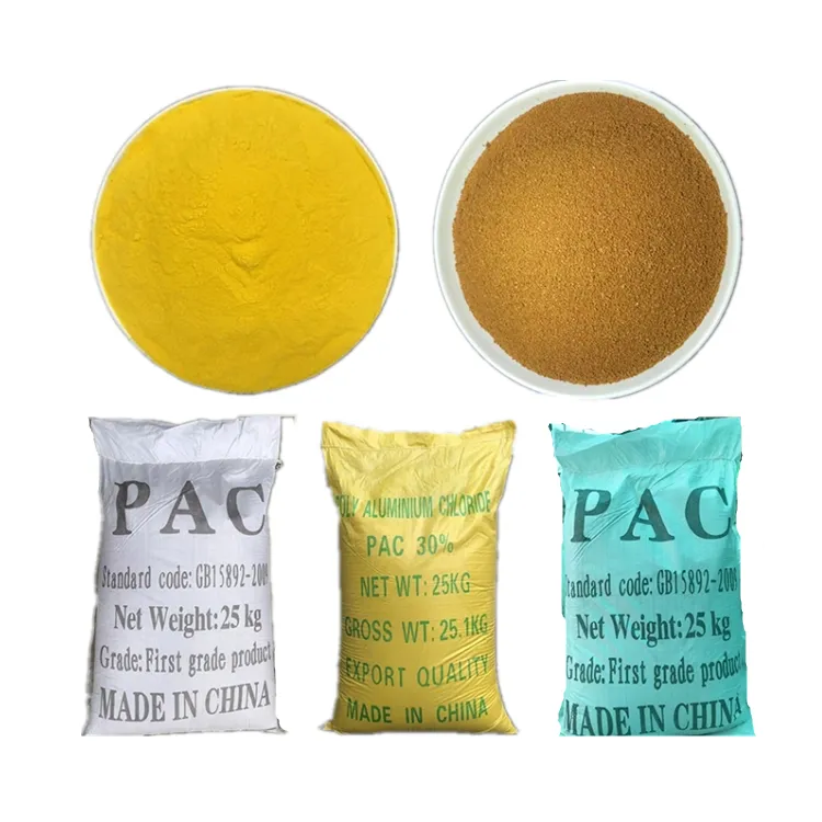 yellow Polyaluminium Chloride PAC powder 28 30 Water Treatment Chemicals factory price