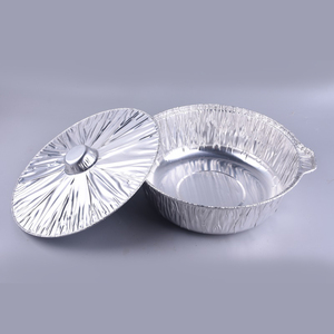 סיר נייר אלומיניום חד פעמי עם מכסה פאי נייר אלומיניום עם מכסה פאי סיר פאי אלומיניום חד פעמי - Product Image 2