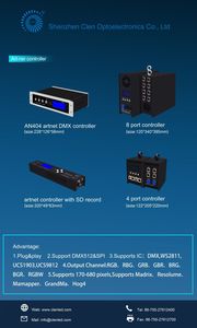 SPI-LED-Controller Artnet DMX Offline-Steuerung LED-RGB-Bühnen beleuchtung RDM-Controller