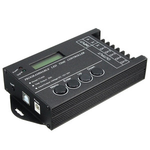 LED zaman kontrolörü programlanabilir TC420 Dimmer 20A RGB şerit toplam çıkış 5 kanal DC12V/24V - Product Image 1