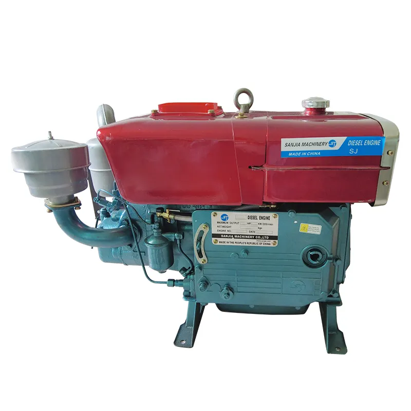 High performance low fuel consumption ZS195 single cylinder diesel engine