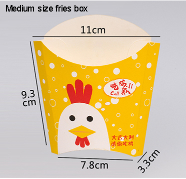 medium size fries box