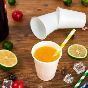 5oz tek kullanımlık plastik PS porsiyon bardak plastik şeffaf içecekler çay suyu bardak plastik taşınabilir taze meyve bardak - Product Image 6
