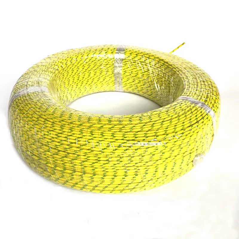 Câble métallique tressé en fibre de verre, corde en cuivre plaqué silicone, résistant aux intempéries, 3122 awg