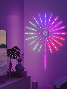 Akıllı RGB LED şerit işıklar kapalı dekoratif aydınlatma için uzaktan kumanda havai fişek etkisi hayat rüya renk noel zenginleştirmek - Product Image 5