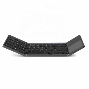 Großhandel Wiederauf ladbare BT Portable Mini Wireless Bluetooth Faltbare Tastatur mit Touchpad-Maus für Android, Windows, PC,Tablet - Product Image 4