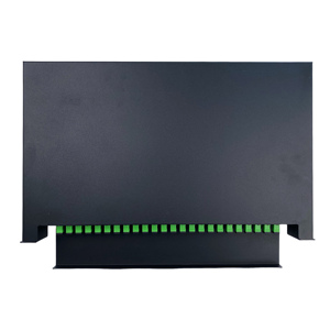 Marco de distribución óptica de 12/24/48/96 puertos ODF19 pulgadas montaje en rack deslizante 1u 2u Panel de conexión de fibra óptica con adaptadores Sc Simplex - Product Image 2