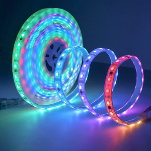 5050 RGB SM16703 16703 IC tira Led direccionable 12V 24V DMX WS2811 4 pines programable Flexible proyecto RGB tira de luz Led inteligente