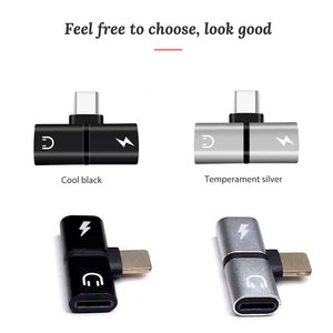 准备发货耳机耳机2合1音频适配器，适用于iphone手机充电器电缆 - Product Image 4