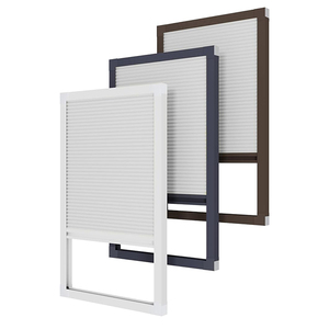 16MM Motorized Honeycomb <strong>Window</strong> Curtains <strong>with</strong> Side Frame Simple <strong>Built</strong>-In Installation Sun Shades and Blinds - Product Image 1