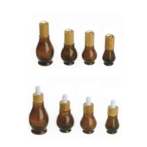 5ml 10ml 20ml 30ml 50ml 100ml真新しい自然環境に優しい竹カバー化粧品フェイスクリームジャー、つや消しエアポンプフリーボトル