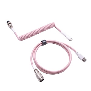 <strong>Custom</strong> <strong>Keyboard</strong> aviator Cable Coiled Usb Type c Cables <strong>for</strong> Mechanical <strong>Keyboard</strong> - Product Image 1