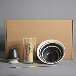 Matcha karıştırma Teaware seti çay aracı kaşık tutucu bambu Matcha çırpma kitleri japon seramik kahve ve çay takımları - Product Image 6