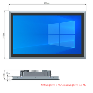 Shenzhen Industrial Server Pc 21.5 Inch Fanless Touch Panel Pc Tablet Industrial Grade Industrial <strong>Control</strong> <strong>Computer</strong> - Product Image 2