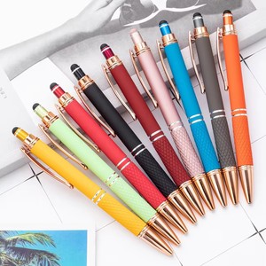 High Quality Customized Logo Ballpoint Pens <strong>New</strong> Arrival Soft Touch Stylus Pen 1.0mm <strong>Writing</strong> Width for Gift or Promotion - Product Image 2