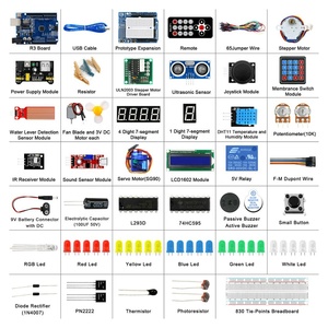 Das LAFVIN Super Learning Kit enthält ch340g r3 , Bread board , SG90 , 1602 IIC , Jumper Wire mit Tutorial für Arduino UNO SET R3