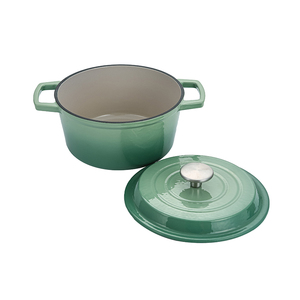 Sáng đồ gia dụng hiện đại 10-Piece gang Cookware Set với lớp phủ men không dính Pan gas & cảm ứng sẵn sàng thân thiện với môi - Product Image 4