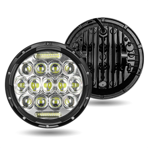 7 inç 65w yuvarlak Led far hi-düşük işın açısı gözler DRL Fit için Jeep Wrangler Lada Lada Off Road 4x4 motosiklet - Product Image 6